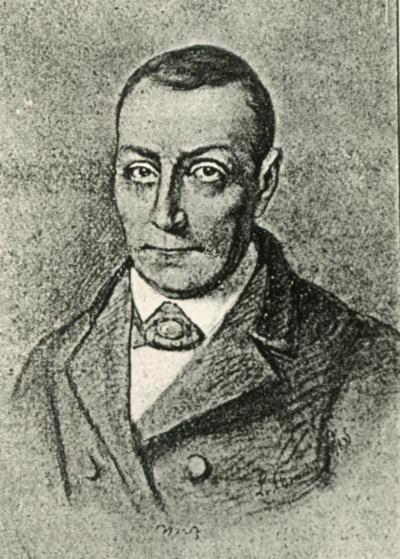 Louis Caradec (1802-1898) Autoportrait (vers 1845)